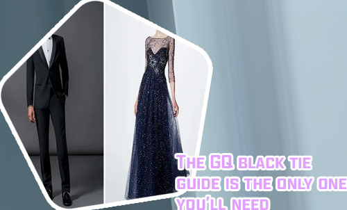 Black tie wedding for ladies