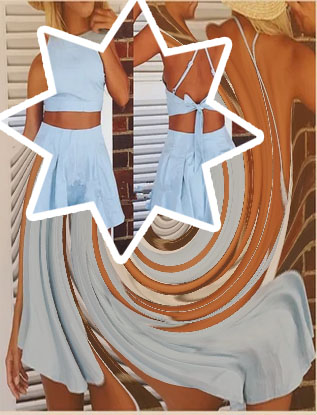 Cute two piece sets cheap