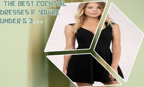 Flattering black cocktail dresses