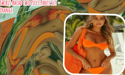 Orange two piece