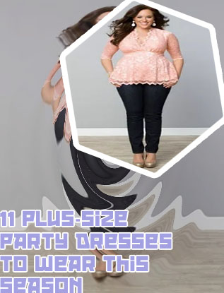 Party wear for plus size ladies