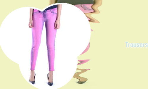 Pink ladies trousers