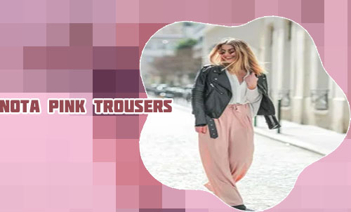 Pink trousers street style
