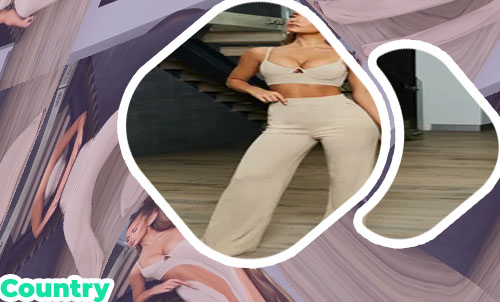 Ribbed trouser co ord