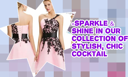 Semi formal pink cocktail dress