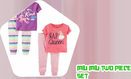 Two piece cotton set